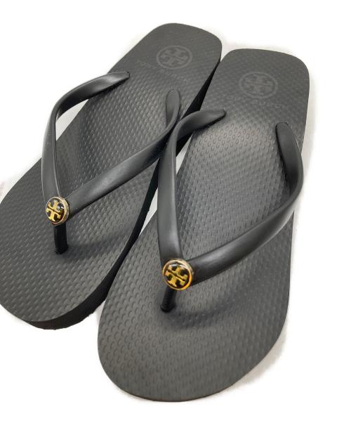 TORY BURCH（トリーバーチ）TORY BURCH (トリーバーチ) LIP FLOP フリップフロップ サンダル　50008673 ブラック サイズ:6の古着・服飾アイテム