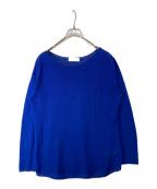 GALLARDA GALANTEガリャルダガランテ）の古着「ハイゲージシアーニット　GGZ1041205A0002」｜ブルー