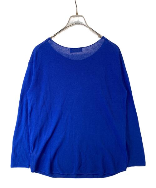 GALLARDA GALANTE（ガリャルダガランテ）GALLARDA GALANTE (ガリャルダガランテ) ハイゲージシアーニット　GGZ1041205A0002 ブルー サイズ:FREEの古着・服飾アイテム