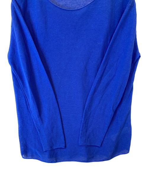 GALLARDA GALANTE（ガリャルダガランテ）GALLARDA GALANTE (ガリャルダガランテ) ハイゲージシアーニット　GGZ1041205A0002 ブルー サイズ:FREEの古着・服飾アイテム