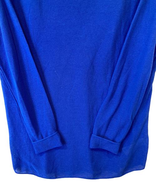 GALLARDA GALANTE（ガリャルダガランテ）GALLARDA GALANTE (ガリャルダガランテ) ハイゲージシアーニット　GGZ1041205A0002 ブルー サイズ:FREEの古着・服飾アイテム