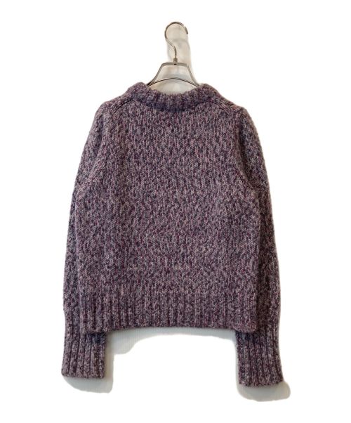 Demi-Luxe Beams（デミルクス ビームス）Demi-Luxe Beams (デミルクス ビームス) カラーメランジショートニット 64-15-0088-126 パープル サイズ:FREEの古着・服飾アイテム