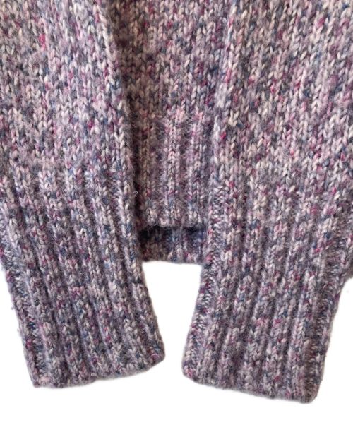 Demi-Luxe Beams（デミルクス ビームス）Demi-Luxe Beams (デミルクス ビームス) カラーメランジショートニット 64-15-0088-126 パープル サイズ:FREEの古着・服飾アイテム