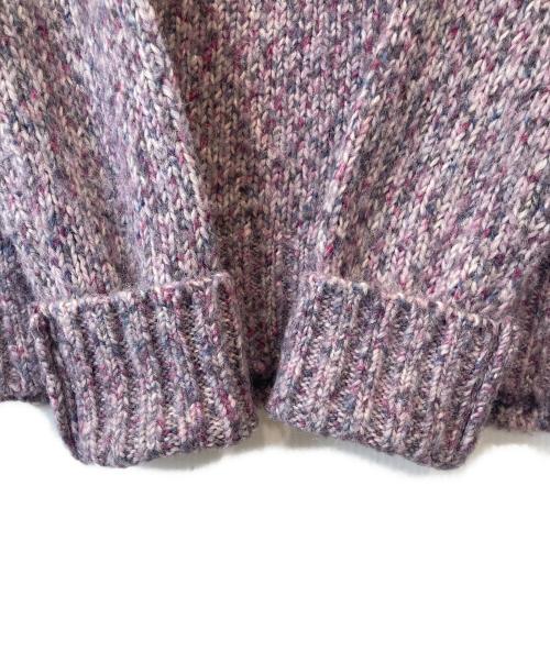 Demi-Luxe Beams（デミルクス ビームス）Demi-Luxe Beams (デミルクス ビームス) カラーメランジショートニット 64-15-0088-126 パープル サイズ:FREEの古着・服飾アイテム