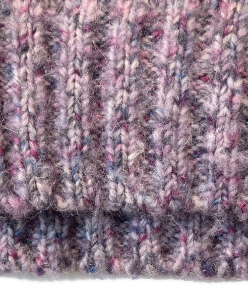 Demi-Luxe Beams（デミルクス ビームス）Demi-Luxe Beams (デミルクス ビームス) カラーメランジショートニット 64-15-0088-126 パープル サイズ:FREEの古着・服飾アイテム