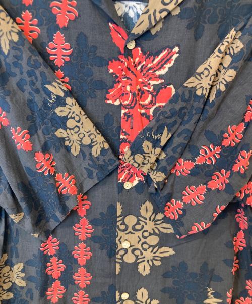 Mamo Howell（マモ ハウエル）Mamo Howell (マモ ハウエル) アロハシャツ ブラック サイズ:Lの古着・服飾アイテム