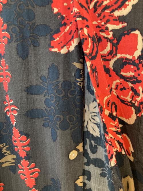 Mamo Howell（マモ ハウエル）Mamo Howell (マモ ハウエル) アロハシャツ ブラック サイズ:Lの古着・服飾アイテム