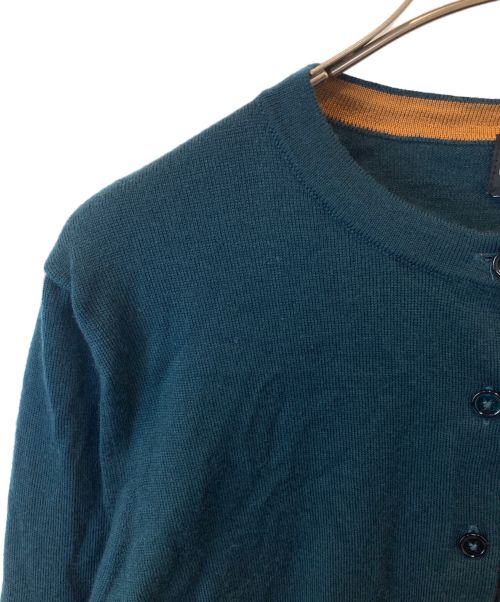 PS Paul Smith（ＰＳポールスミス）PS Paul Smith (ＰＳポールスミス) ニットカーディガン KRPSKW0990 グリーン サイズ:XLの古着・服飾アイテム