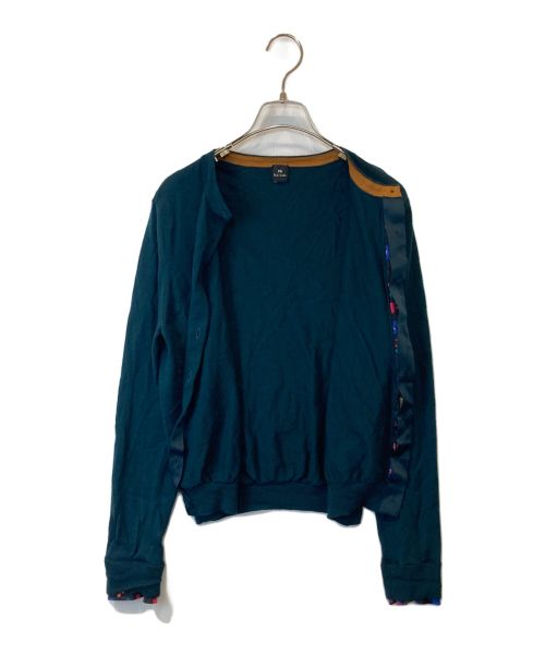 PS Paul Smith（ＰＳポールスミス）PS Paul Smith (ＰＳポールスミス) ニットカーディガン KRPSKW0990 グリーン サイズ:XLの古着・服飾アイテム