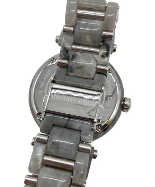MICHAEL KORS（マイケル・コース）MICHAEL KORS (マイケルコース) 腕時計 MK-4320 ライトグレーの古着・服飾アイテム