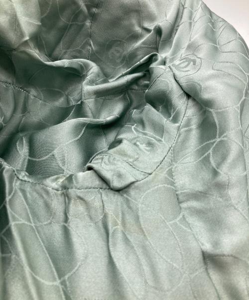 CHANEL（シャネル）CHANEL (シャネル) 01A マフラー付ツイードジャケット P18004W02808 グリーン サイズ:34の古着・服飾アイテム