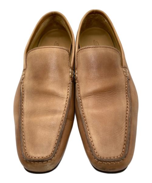 Santoni（サントーニ）Santoni (サントーニ) ローファー　10165 49 ブラウン サイズ:7 1/2の古着・服飾アイテム