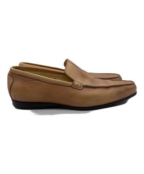 Santoni（サントーニ）Santoni (サントーニ) ローファー　10165 49 ブラウン サイズ:7 1/2の古着・服飾アイテム
