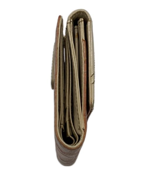 KATHARINE HAMNETT（キャサリンハムネット）KATHARINE HAMNETT (キャサリンハムネット) 3つ折り財布 ピンクの古着・服飾アイテム