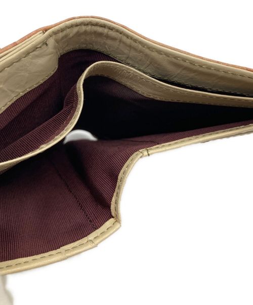 KATHARINE HAMNETT（キャサリンハムネット）KATHARINE HAMNETT (キャサリンハムネット) 3つ折り財布 ピンクの古着・服飾アイテム