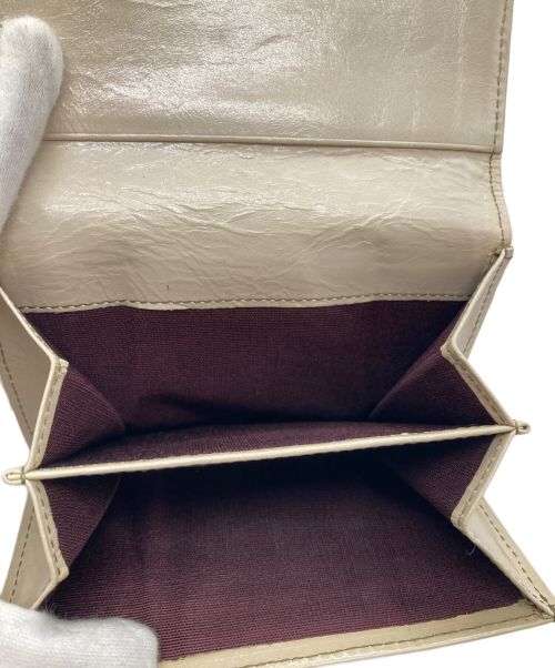 KATHARINE HAMNETT（キャサリンハムネット）KATHARINE HAMNETT (キャサリンハムネット) 3つ折り財布 ピンクの古着・服飾アイテム