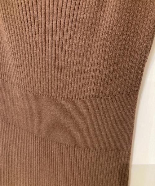 MISTREASS（ミストレアス）MISTREASS (ミストレアス) ニットワンピース ブラウン サイズ:FREEの古着・服飾アイテム