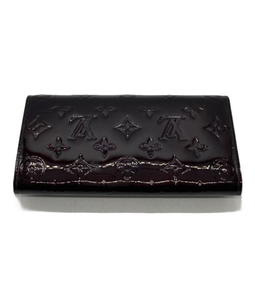 LOUIS VUITTON（ルイ ヴィトン）LOUIS VUITTON (ルイ ヴィトン) ヴェルニ長財布 M93524 アマラントの古着・服飾アイテム