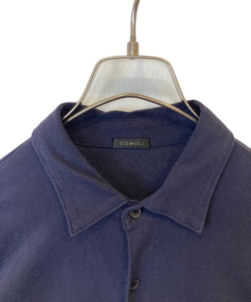 COMOLI（コモリ）COMOLI (コモリ) コットンジャージ コモリシャツ　X01-05016 ネイビー サイズ:2の古着・服飾アイテム