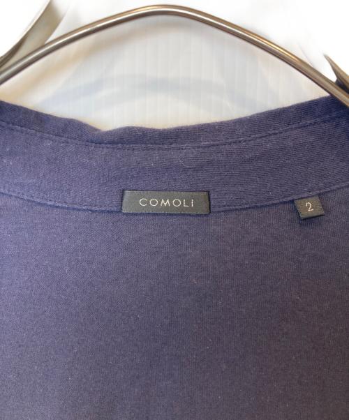 COMOLI（コモリ）COMOLI (コモリ) コットンジャージ コモリシャツ　X01-05016 ネイビー サイズ:2の古着・服飾アイテム