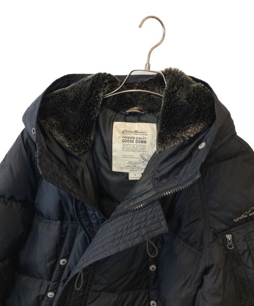 Eddie Bauer（エディーバウアー）Eddie Bauer (エディーバウアー) ダウンジャケット ブラック サイズ:Lの古着・服飾アイテム