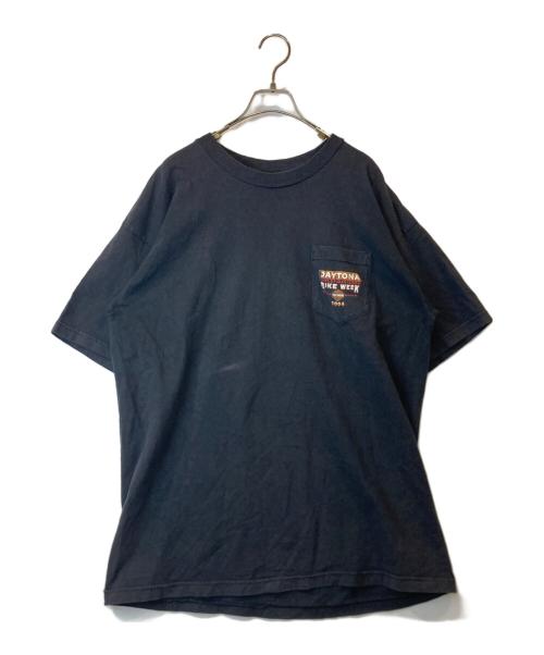HARLEY-DAVIDSON（ハーレーダビッドソン）HARLEY-DAVIDSON (ハーレーダビッドソン) ポケットTシャツ ブラック サイズ:XLの古着・服飾アイテム