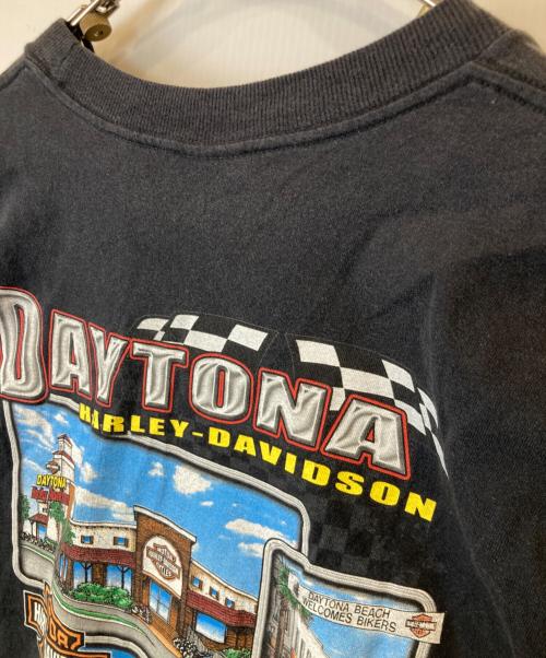 HARLEY-DAVIDSON（ハーレーダビッドソン）HARLEY-DAVIDSON (ハーレーダビッドソン) ポケットTシャツ ブラック サイズ:XLの古着・服飾アイテム