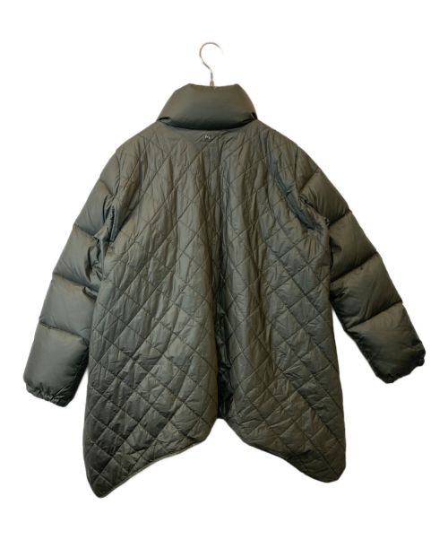 muller of yoshiokubo（ミュラーオブヨシオクボ）muller of yoshiokubo (ミュラーオブヨシオクボ) ケープドッキングダウンジャケット MLF15706 カーキ×グレー サイズ:38の古着・服飾アイテム