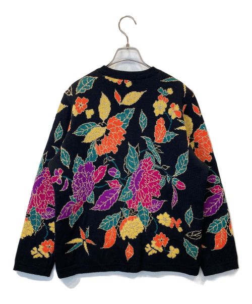 LEONARD（レオナール）LEONARD (レオナール) ウールニットカーディガン G-HG-2 ブラック サイズ:Mの古着・服飾アイテム