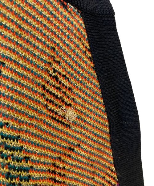 LEONARD（レオナール）LEONARD (レオナール) ウールニットカーディガン G-HG-2 ブラック サイズ:Mの古着・服飾アイテム