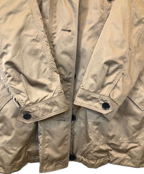 BURBERRY LONDON（バーバリーロンドン）BURBERRY LONDON (バーバリーロンドン) ファー付ライナーチェックフーデットコート B2A18-445-54 ブラウン サイズ:46の古着・服飾アイテム