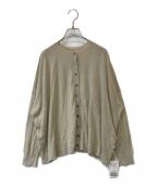 Spick and Spanスピックアンドスパン）の古着「2way ウォッシャブル シアーカーディガン　24080200523020」｜ベージュ