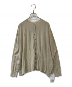 【美品】  MECRE / メクル | MECRE / メクル ループ ヤーン ダメージ ニット カーディガン | F | アイボリー | レディース 美品】 MECRE / メクル | MECRE / メクル ループ ヤーン ダメージ