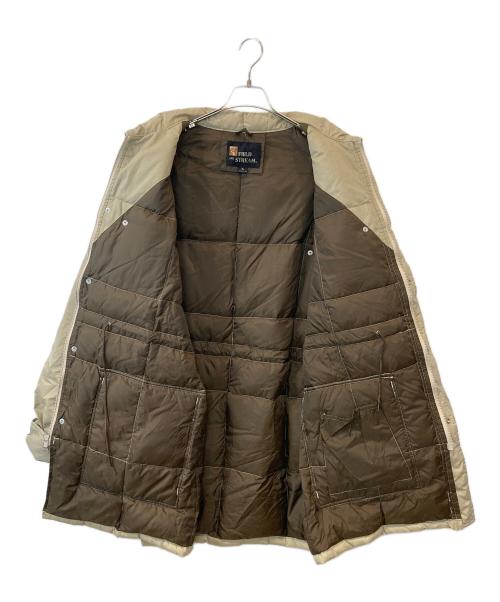 FIELD AND STREAM（フィールドアンドストリーム）FIELD AND STREAM (フィールドアンドストリーム) ダウンジャケット ベージュ サイズ:XLの古着・服飾アイテム