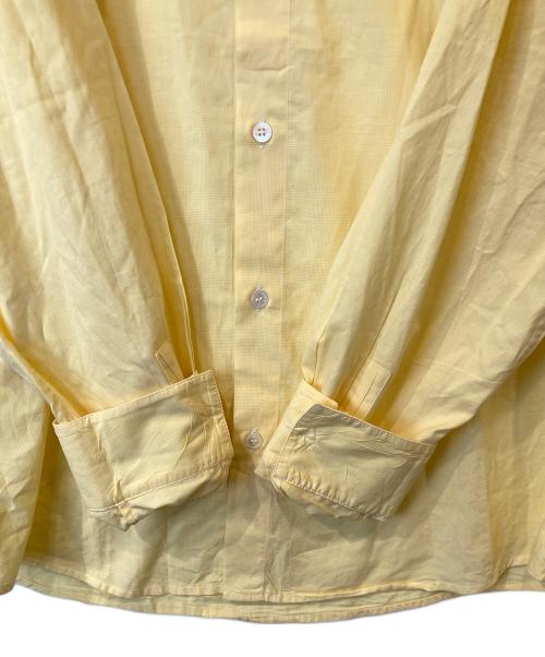 VERSACE（ヴェルサーチェ）VERSACE (ヴェルサーチェ) レギュラーカラーシャツ イエロー サイズ:46の古着・服飾アイテム