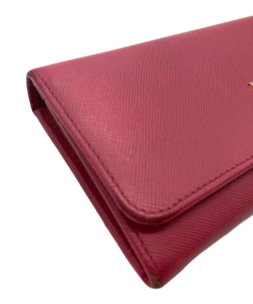 PRADA（プラダ）PRADA (プラダ) 長財布  ピンクの古着・服飾アイテム