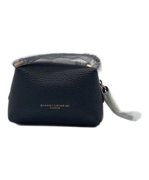 GIANNI CHIARINI（ジャンニ キアリーニ）GIANNI CHIARINI (ジャンニ キアリーニ) マイクロレザーミニバッグ ブラックの古着・服飾アイテム