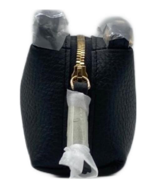 GIANNI CHIARINI（ジャンニ キアリーニ）GIANNI CHIARINI (ジャンニ キアリーニ) マイクロレザーミニバッグ ブラックの古着・服飾アイテム