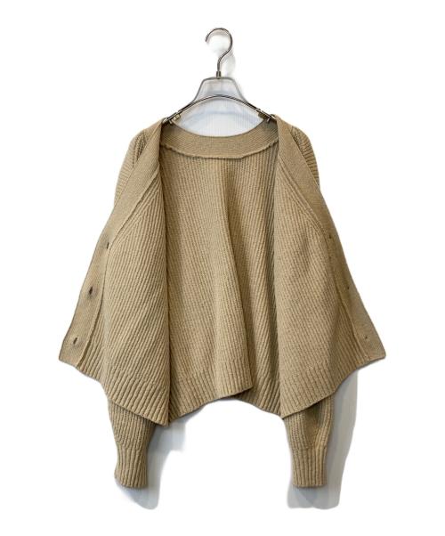 GALLARDA GALANTE（ガリャルダガランテ）GALLARDA GALANTE (ガリャルダガランテ) ショート2WAYカーデ　GGZ1041105A0006 ベージュ サイズ:FREEの古着・服飾アイテム