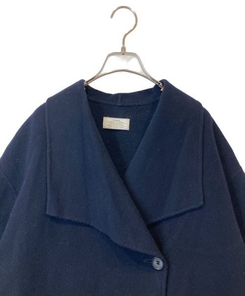 JOURNAL STANDARD relume（ジャーナルスタンダード レリューム）JOURNAL STANDARD relume (ジャーナルスタンダード レリューム) ウールナイロンリバーガウンコート 22020462503030 ネイビー サイズ:36の古着・服飾アイテム
