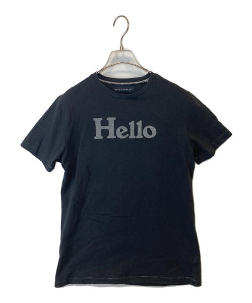 MADISON BLUE（マディソンブルー）MADISON BLUE (マディソンブルー) HELLO CREW NECK TEE Tシャツ　MB214-7010HP　 ブラック サイズ:1の古着・服飾アイテム