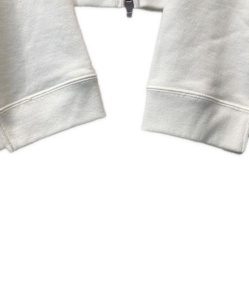 CLANE（クラネ）CLANE (クラネ) SLIT SLEEVE COMPACT ZIP UP HOODIE パーカ ホワイト サイズ:2の古着・服飾アイテム