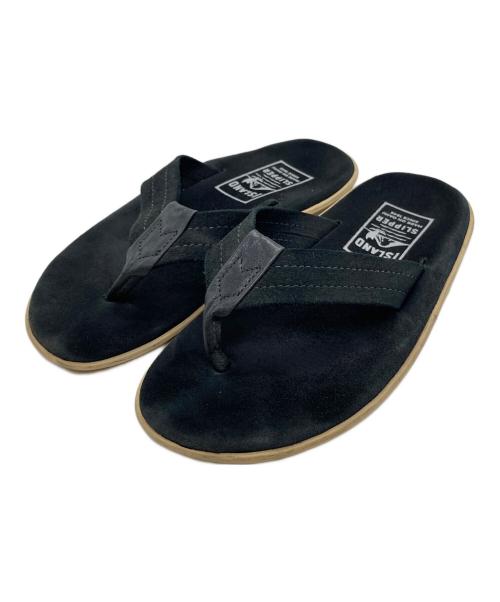 ISLAND SLIPPER（アイランドスリッパ）ISLAND SLIPPER (アイランドスリッパ) サンダル ブラック サイズ:5の古着・服飾アイテム