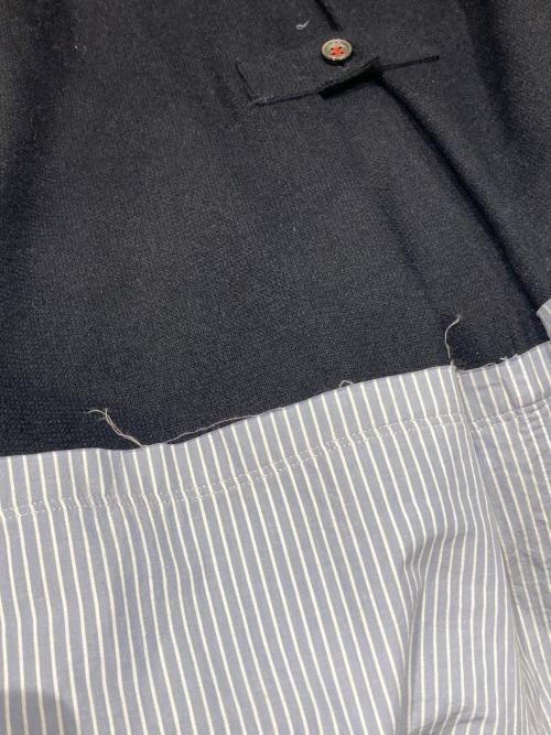 by H.（バイエイチ）by H. (バイエイチ) デザイン切替ロングシャツ ブラック サイズ:3の古着・服飾アイテム