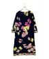 LEONARD (レオナール) フラワーワンピース ブラック サイズ:42：24000円