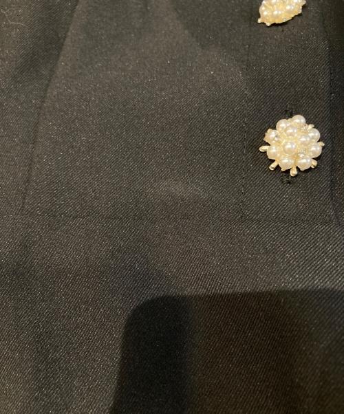 Fano Studios（ファノ ストゥディオズ）Fano Studios (ファノ ストゥディオズ) Embroidery collar puff sleeve dress ブラック サイズ:Lの古着・服飾アイテム