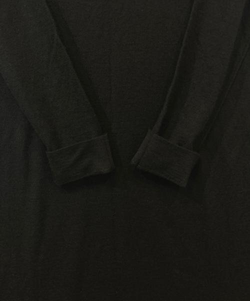 HERMES（エルメス）HERMES (エルメス) マルジェラ期 タートルネックカシミヤシルクニットワンピース ブラック サイズ:XSの古着・服飾アイテム