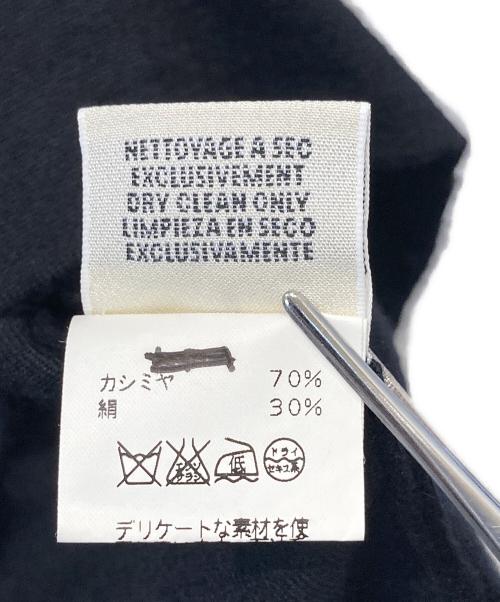 HERMES（エルメス）HERMES (エルメス) マルジェラ期 タートルネックカシミヤシルクニットワンピース ブラック サイズ:XSの古着・服飾アイテム