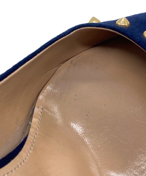 PELLICO（ペリーコ）PELLICO (ペリーコ) スタッズパンプス ネイビー サイズ:36の古着・服飾アイテム