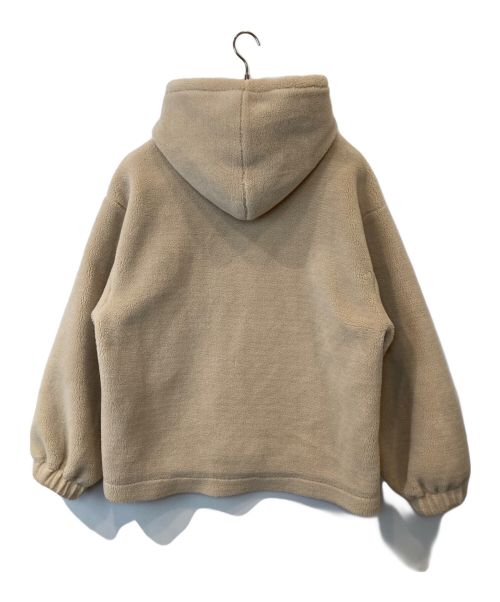 BIRTHDAY BASH（バースデーバッシュ）BIRTHDAY BASH (バースデーバッシュ) BOA FLEECE HOODIE パーカー ベージュ サイズ:Mの古着・服飾アイテム